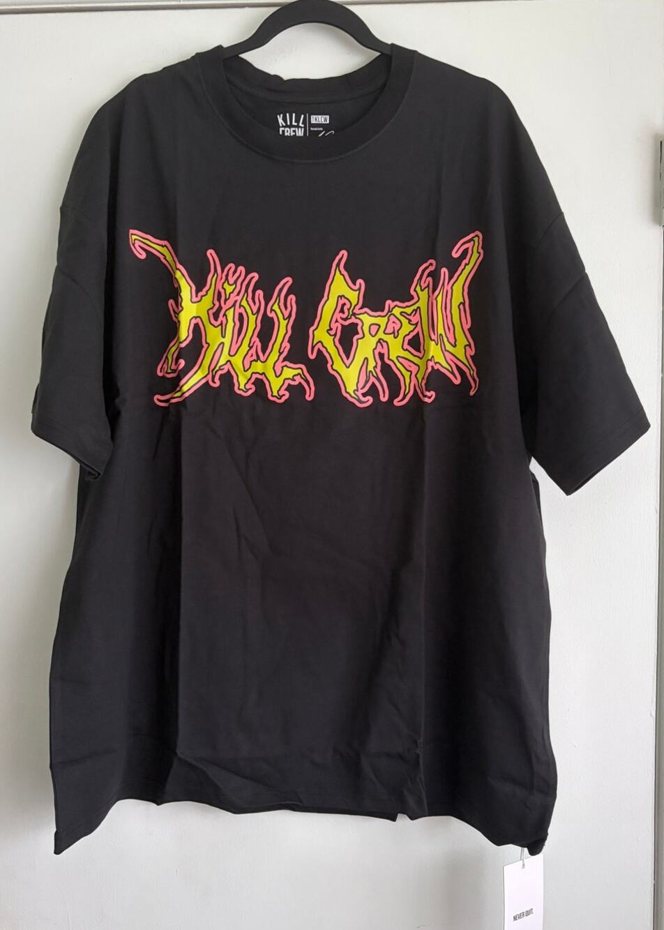NWT Kill Crew Porrada Series Vol 1 Wolf Graphic T-Shirt Black XXL 2XL